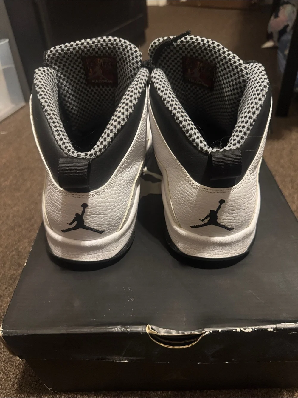 Jordan Men's Retro 10 OG Steel - White/Black